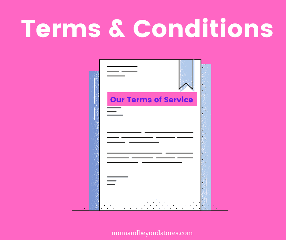 Document with terms and conditionss