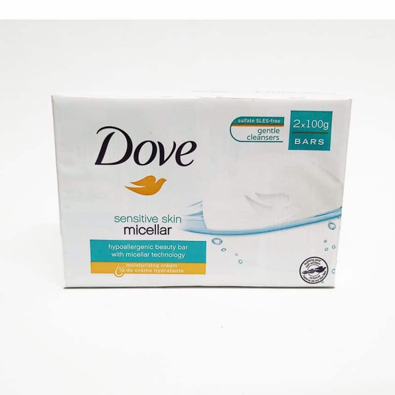 Pack of Dove bar soap