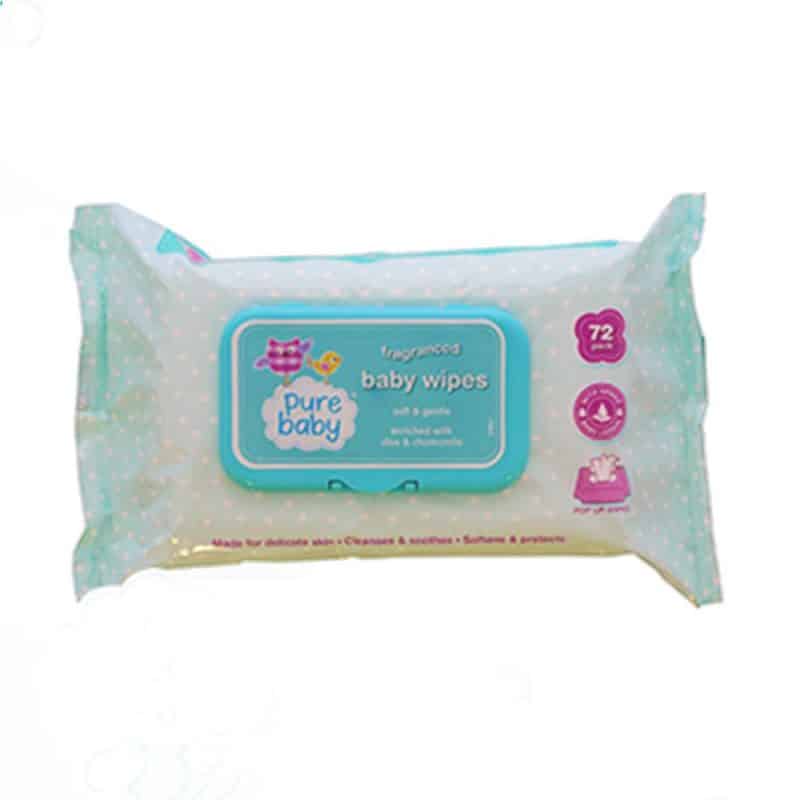 Pure Baby Wipes Fragranced