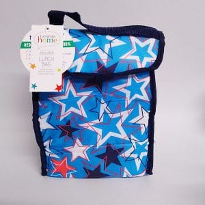blue kids insulated lunch bag