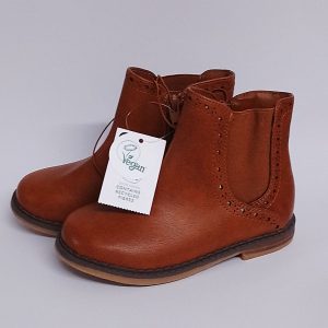 girls brown chelsea boots