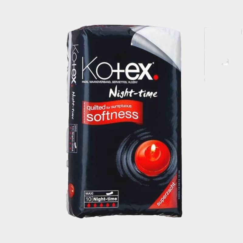Kotex Night Time Maxi Pads 10pc