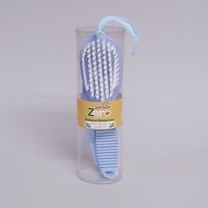 Soft Touch Zero Boys Brush Comb Set Blue